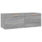 vidaXL Wandschrank Grau Sonoma 100x36,5x35 cm Holzwerkstoff vidaXL Wandschrank Grau Sonoma 100x36,5x35 cm Holzwerkstoff