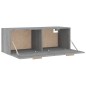 vidaXL Wandschrank Grau Sonoma 100x36,5x35 cm Holzwerkstoff vidaXL Wandschrank Grau Sonoma 100x36,5x35 cm Holzwerkstoff