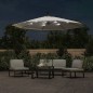 vidaXL Sonnenschirm Ampelschirm mit LED-Beleuchtung 300 cm Metallmast vidaXL Sonnenschirm Ampelschirm mit LED-Beleuchtung 300 cm Metallmast