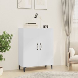vidaXL Sideboard Hochglanz-Weiß 70x34x90 cm Holzwerkstoff