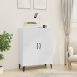 vidaXL Sideboard Hochglanz-Weiß 70x34x90 cm Holzwerkstoff