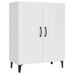 vidaXL Sideboard Hochglanz-Weiß 70x34x90 cm Holzwerkstoff