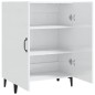 vidaXL Sideboard Hochglanz-Weiß 70x34x90 cm Holzwerkstoff