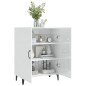 vidaXL Sideboard Hochglanz-Weiß 70x34x90 cm Holzwerkstoff