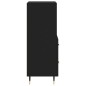 vidaXL Sideboard Schwarz 34,5x34x90 cm Holzwerkstoff vidaXL Sideboard Schwarz 34,5x34x90 cm Holzwerkstoff
