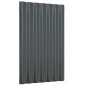 vidaXL Dachpaneele 36 Stk. Pulverbeschichteter Stahl Anthrazit 60x36cm vidaXL Dachpaneele 36 Stk. Pulverbeschichteter Stahl Anthrazit 60x36cm