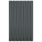 vidaXL Dachpaneele 36 Stk. Pulverbeschichteter Stahl Anthrazit 60x36cm vidaXL Dachpaneele 36 Stk. Pulverbeschichteter Stahl Anthrazit 60x36cm