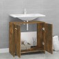 vidaXL Badschrank Räuchereiche 60x33x60 cm Holzwerkstoff vidaXL Badschrank Räuchereiche 60x33x60 cm Holzwerkstoff