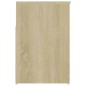vidaXL Schuhbank Sonoma-Eiche 80x30x45 cm Holzwerkstoff vidaXL Schuhbank Sonoma-Eiche 80x30x45 cm Holzwerkstoff