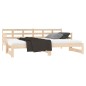 vidaXL Tagesbett Ausziehbar Massivholz Kiefer 2x(90x190) cm vidaXL Tagesbett Ausziehbar Massivholz Kiefer 2x(90x190) cm