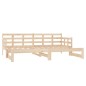 vidaXL Tagesbett Ausziehbar Massivholz Kiefer 2x(90x190) cm vidaXL Tagesbett Ausziehbar Massivholz Kiefer 2x(90x190) cm