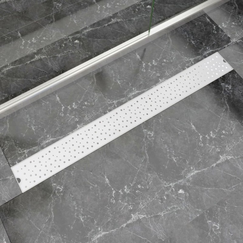 vidaXL Gerade Duschrinne Blasen 1030x140 mm Edelstahl vidaXL Gerade Duschrinne Blasen 1030x140 mm Edelstahl