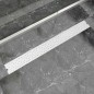 vidaXL Gerade Duschrinne Blasen 1030x140 mm Edelstahl vidaXL Gerade Duschrinne Blasen 1030x140 mm Edelstahl