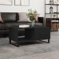 vidaXL Couchtisch Schwarz 90x50x40 cm Holzwerkstoff vidaXL Couchtisch Schwarz 90x50x40 cm Holzwerkstoff