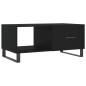 vidaXL Couchtisch Schwarz 90x50x40 cm Holzwerkstoff vidaXL Couchtisch Schwarz 90x50x40 cm Holzwerkstoff