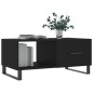 vidaXL Couchtisch Schwarz 90x50x40 cm Holzwerkstoff vidaXL Couchtisch Schwarz 90x50x40 cm Holzwerkstoff