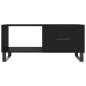 vidaXL Couchtisch Schwarz 90x50x40 cm Holzwerkstoff vidaXL Couchtisch Schwarz 90x50x40 cm Holzwerkstoff