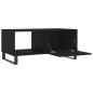 vidaXL Couchtisch Schwarz 90x50x40 cm Holzwerkstoff vidaXL Couchtisch Schwarz 90x50x40 cm Holzwerkstoff