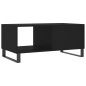 vidaXL Couchtisch Schwarz 90x50x40 cm Holzwerkstoff vidaXL Couchtisch Schwarz 90x50x40 cm Holzwerkstoff