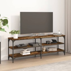 vidaXL TV-Schrank Räuchereiche 140x30x50 cm Holzwerkstoff