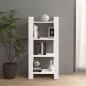 vidaXL Bücherregal/Raumteiler Weiß 60x35x125 cm Massivholz vidaXL Bücherregal/Raumteiler Weiß 60x35x125 cm Massivholz