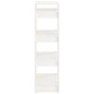 vidaXL Bücherregal/Raumteiler Weiß 60x35x125 cm Massivholz vidaXL Bücherregal/Raumteiler Weiß 60x35x125 cm Massivholz