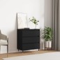 vidaXL Sideboard Schwarz 60x35x70 cm Holzwerkstoff vidaXL Sideboard Schwarz 60x35x70 cm Holzwerkstoff