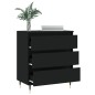 vidaXL Sideboard Schwarz 60x35x70 cm Holzwerkstoff vidaXL Sideboard Schwarz 60x35x70 cm Holzwerkstoff