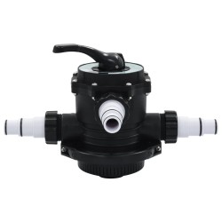 vidaXL Mehrwegeventil für Sandfilter ABS 1,5 " 6-Wege 