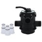 vidaXL Mehrwegeventil für Sandfilter ABS 1,5 " 6-Wege vidaXL Mehrwegeventil für Sandfilter ABS 1,5 " 6-Wege