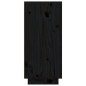 vidaXL Sideboard Schwarz 111x34x75 cm Massivholz Kiefer vidaXL Sideboard Schwarz 111x34x75 cm Massivholz Kiefer