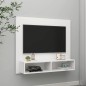 vidaXL TV-Wandschrank Weiß 102x23,5x90 cm Holzwerkstoff vidaXL TV-Wandschrank Weiß 102x23,5x90 cm Holzwerkstoff