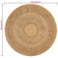 vidaXL Teppich Jute Handgeflochten 120 cm Rund vidaXL Teppich Jute Handgeflochten 120 cm Rund