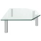 vidaXL Monitorständer 45x26x8,6 cm Transparent Glas vidaXL Monitorständer 45x26x8,6 cm Transparent Glas
