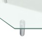 vidaXL Monitorständer 45x26x8,6 cm Transparent Glas vidaXL Monitorständer 45x26x8,6 cm Transparent Glas