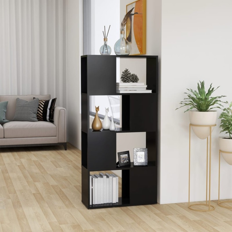 vidaXL Bücherregal Raumteiler Grau 60x24x124,5 cm Holzwerkstoff vidaXL Bücherregal Raumteiler Grau 60x24x124,5 cm Holzwerkstoff