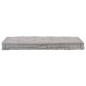 vidaXL Palettenkissen Baumwolle 120×80×10 cm Grau