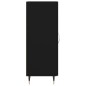 vidaXL Sideboard Schwarz 34,5x34x90 cm Holzwerkstoff vidaXL Sideboard Schwarz 34,5x34x90 cm Holzwerkstoff