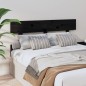 vidaXL Kopfteil Schwarz 124x3x81 cm Massivholz Kiefer vidaXL Kopfteil Schwarz 124x3x81 cm Massivholz Kiefer