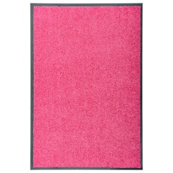 vidaXL Fußmatte Waschbar Rosa 60x90 cm 