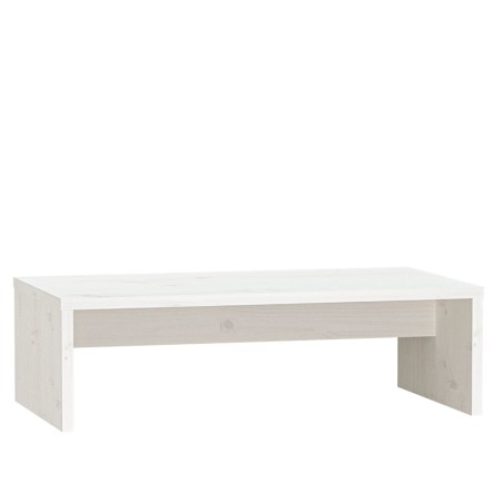 vidaXL Monitorständer Weiß 50x27x15 cm Massivholz Kiefer