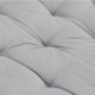 vidaXL Palettenkissen Baumwolle 120×80×10 cm Grau