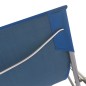 vidaXL Klappbare Strandstühle 2 Stk. Stahl und Oxford-Gewebe Blau vidaXL Klappbare Strandstühle 2 Stk. Stahl und Oxford-Gewebe Blau