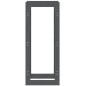 vidaXL Kaminholzregal Grau 41x25x100 cm Massivholz Kiefer vidaXL Kaminholzregal Grau 41x25x100 cm Massivholz Kiefer