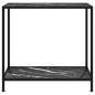 vidaXL Konsolentisch Schwarz 80x35x75 cm Hartglas vidaXL Konsolentisch Schwarz 80x35x75 cm Hartglas