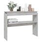 vidaXL Konsolentisch Betongrau 102x30x80 cm Holzwerkstoff vidaXL Konsolentisch Betongrau 102x30x80 cm Holzwerkstoff
