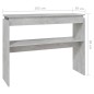 vidaXL Konsolentisch Betongrau 102x30x80 cm Holzwerkstoff vidaXL Konsolentisch Betongrau 102x30x80 cm Holzwerkstoff