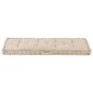 Palettenkissen Baumwolle 120×40×7 cm Beige Palettenkissen Baumwolle 120×40×7 cm Beige