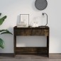 vidaXL Konsolentisch Räuchereiche 89x41x76,5 cm Holzwerkstoff vidaXL Konsolentisch Räuchereiche 89x41x76,5 cm Holzwerkstoff