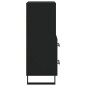 vidaXL Sideboard Schwarz 34,5x34x90 cm Holzwerkstoff vidaXL Sideboard Schwarz 34,5x34x90 cm Holzwerkstoff